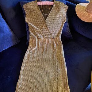 Dress Vintage gold glamour